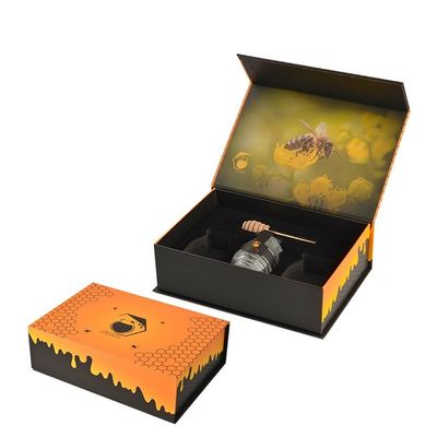 주문 블랙 오렌지 주문성 자석 닫기 선물 상자 매트 접이식 포장 상자 꿀 online manufacture
