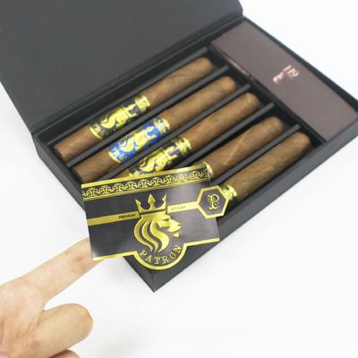주문 CMYK 금 엽지 담배 라벨 인쇄 개인 로고 스티커 인쇄 online manufacture