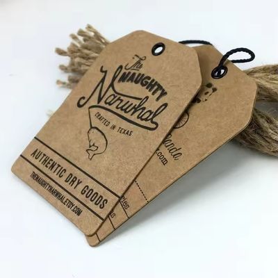 주문 브랜딩을 위한 맞춤식 옷걸이 태그 online manufacture