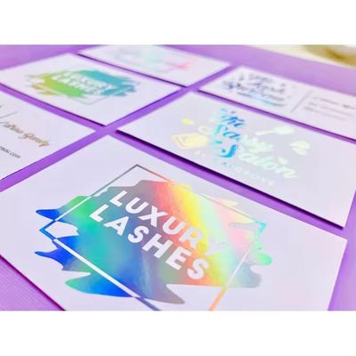 럭셔리 사이드 풀 컬러 비지니스 카드 인쇄 고층 코팅 부드러운 터치 매달린 태그 라벨