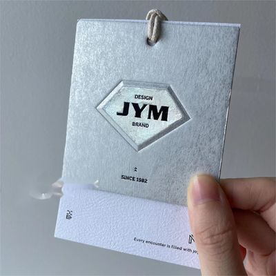 좋은 가격 콜드 스탬핑 사용자 지정 선물 태그 종이 위조 방지 태그 크래프트 종이 서식 태그 인쇄 가능 온라인으로