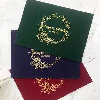 좋은 가격 럭셔리 작은 결혼식 초청 감사 선물 크래프트 카드보드 사용자 지정 로고 포장 카드용 종이 봉투 온라인으로