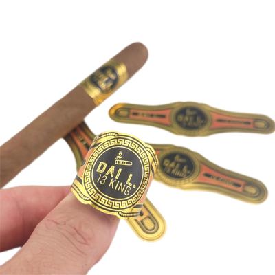좋은 가격 Custom Eco-friendly Cigar Label with Full-automatic Production and ISO9001 Certified for Private Branding 온라인으로